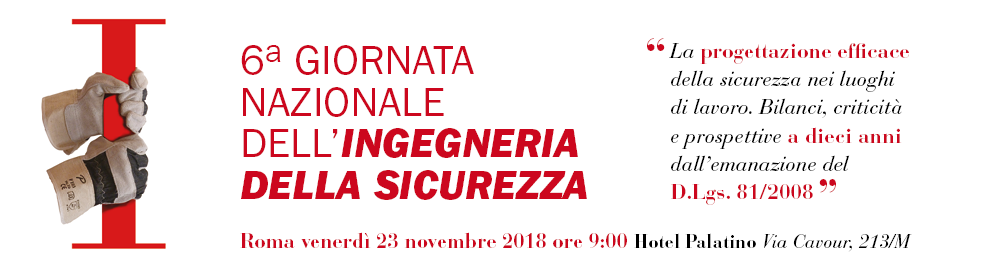 bh2 6ª Giornata Nazionale Ingegneria della Sicurezza 23nov2018 f4db1